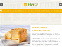 Tablet Screenshot of fromagedeherve.com